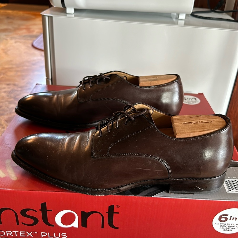 Suit supply brown dress shoes